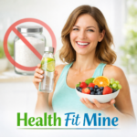 Cover image showing a healthy person with fruits and water, promoting sugar reduction – Sugar Side Effects & How to Reduce Them.